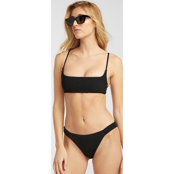 Simons Other - Small Slim Smocked Bralette Top